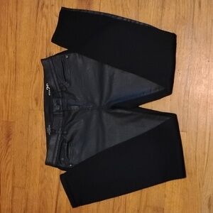 F-012 J. Crew Dark Coated Toothpick Jeans